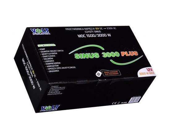 Volt Polska Przetwornica napiecia SINUS PLUS 3000 12/230V+pilot