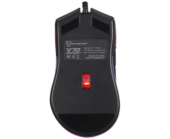 MMotospeed V70 Wired Gaming Mouse Black