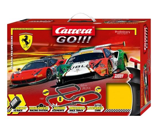 Carrera GO!!! Ferrari Pro Speeders, Racecourse