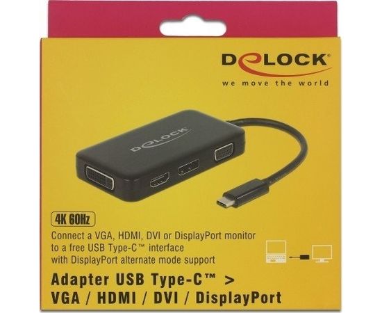 DeLOCK C St > VGA/HDMI/DVI DP blue - black