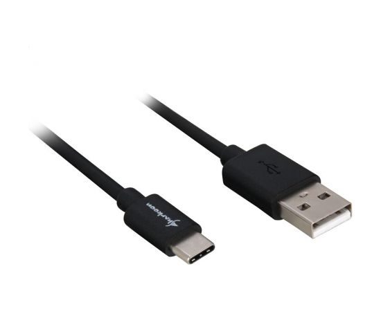 Sharkoon USB 2.0 A - USB C Adapter - black - 0.5m