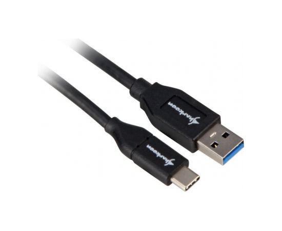 Sharkoon USB 3.1 Cable A-C - black - 0.5m