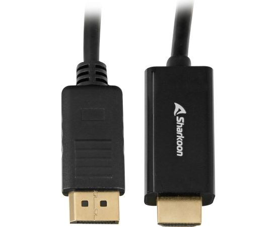 Sharkoon Displayport 1.2 to HDMI 4K Black 3m ACTIVE 4Kx2K 60hz cable adapter