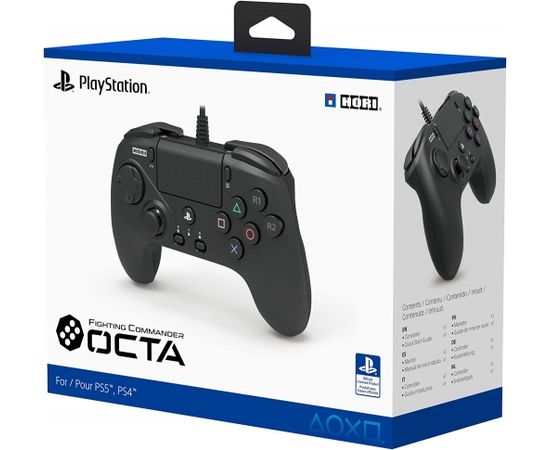 HORI Fighting Commander Octa, Gamepad (black, PlayStation 5, Playstation 4, PC)