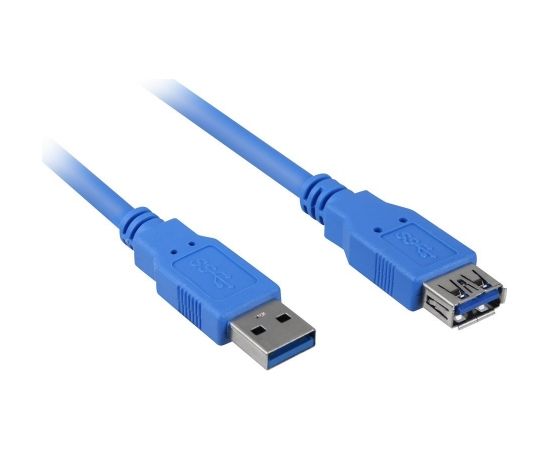 Sharkoon USB 3.0 extension cable blue 3,0m