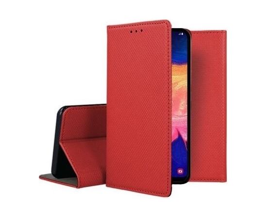 Mocco Smart Magnet Book Case Grāmatveida Maks Telefonam Samsung Galaxy A34 5G Sarkans