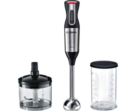 Bosch ErgoMixx Style Set MS6CM6120, Hand Blender (silver / black, incl. Crusher)