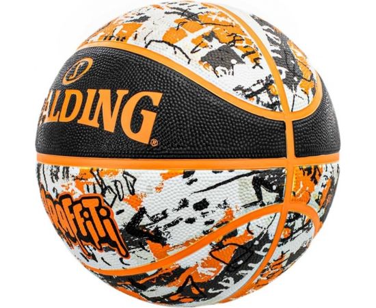 Basketbola Bumba SPALDING GRAFFITI S.7 ORANGE