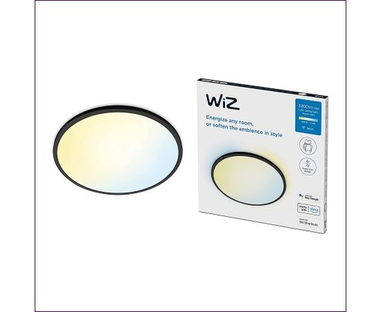 WiZ Superslim ceiling light 32W, LED light (black)