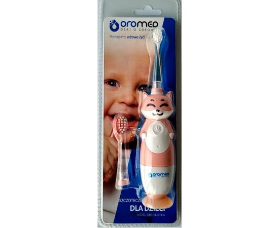 Oromed Oro-kids sonic toothbrush pink