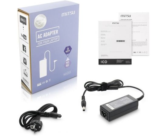 notebook charger mitsu 19v 2.1a (5.5x3.0 pin) - samsung