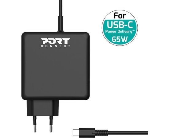 Port Designs 900097B-EU mobile device charger Black