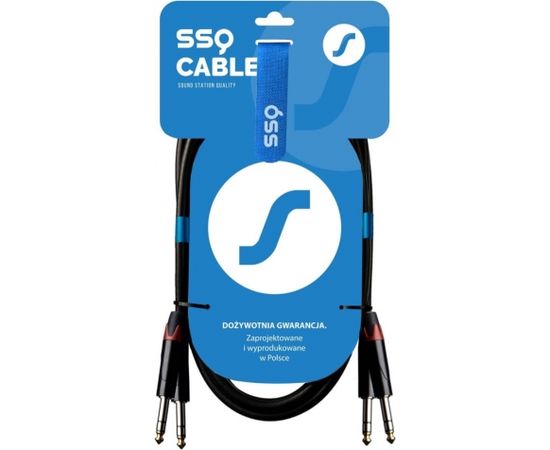 SSQ JSJS5 SS-1459 Cable 2x Jack Stereo - 2x Jack Stereo 5 m Black