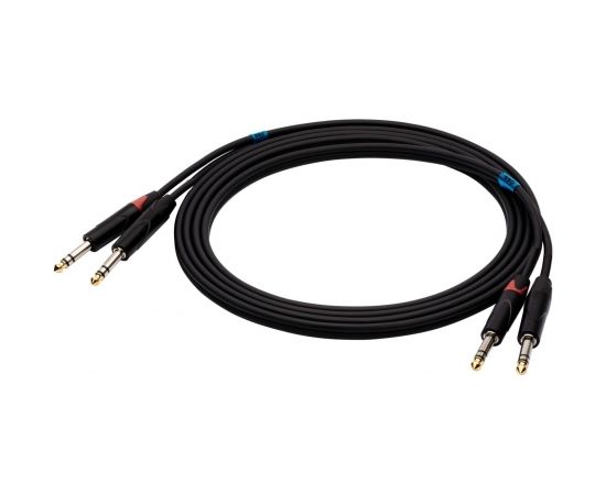 SSQ JSJS5 SS-1459 Cable 2x Jack Stereo - 2x Jack Stereo 5 m Black