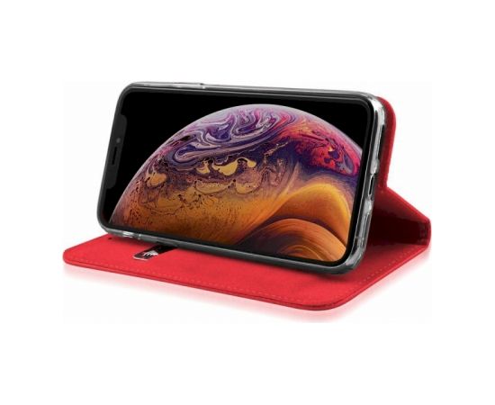 Fusion Magnet Book Case grāmatveida maks Xiaomi Redmi 10A 4G sarkans