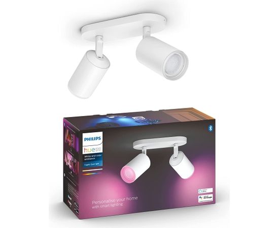 Philips Hue White & Color Ambiance Fugato 2 spot, LED light (white)