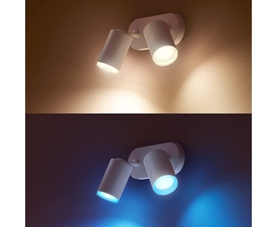 Philips Hue White & Color Ambiance Fugato 2 spot, LED light (white)