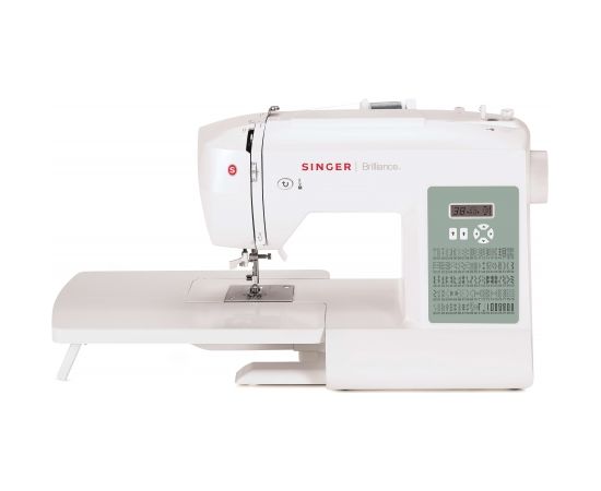 Singer Sewing Machine 6199 Brilliance Number of stitches 100, Number of buttonholes 6, White