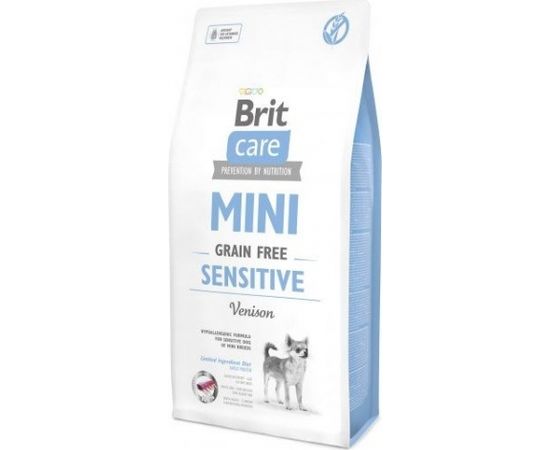 BRIT Care Mini Sensitive Venison - dry dog food - 7 kg