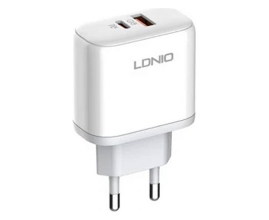 Wall charger LDNIO A2526C USB, USB-C 45W + USB-C Cable