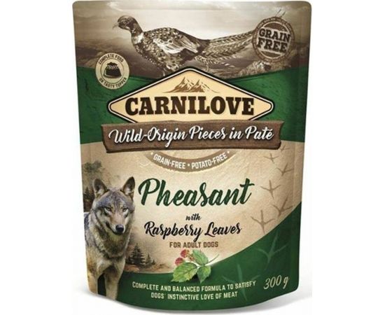 Carnilove Carnilove konservai šunims Pate Pheasant with Raspberry Leaves 300g