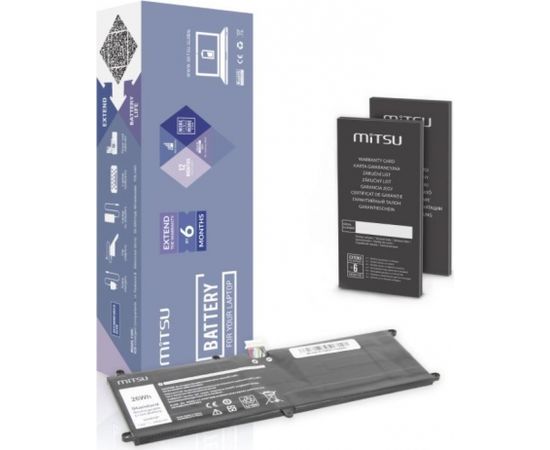 MITSU BATTERY BC/DE-5175 (Dell Latitude 5175, 3400 mAh (26 Wh) 7.6 Volt 2 cell Li-Ion)