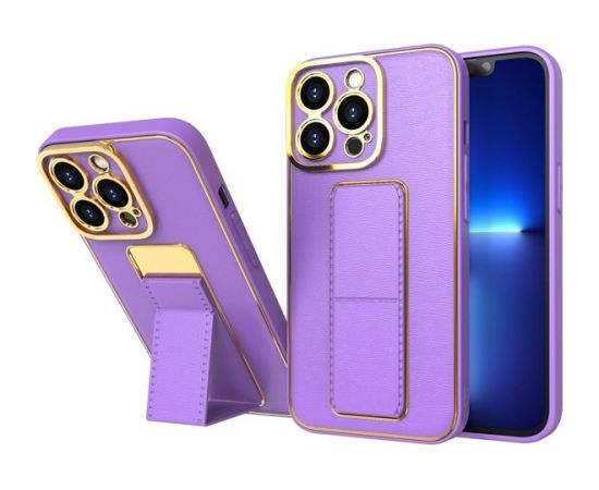 Fusion New Kickstand  silikona aizsargapvalks Samsung A525 | A526 Galaxy A52 | A52 5G violets