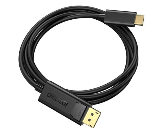 Choetech XCP-1801BK USB-C to Display Port cable, unidirectional, 4K, 1.8m (black)