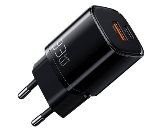 Mcdodo Nano GaN Charger CH-0151, USB + USB-C, 33W (black)