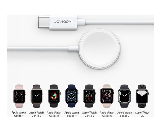 Joyroom cable with induction charger for Apple Watch 1.2m white (S-IW004)