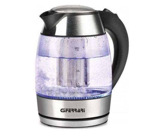 G3ferrari G3 Ferrari BolleBlu Tējkanna 1.8 L 2200 W Black, Stainless steel, Transparent