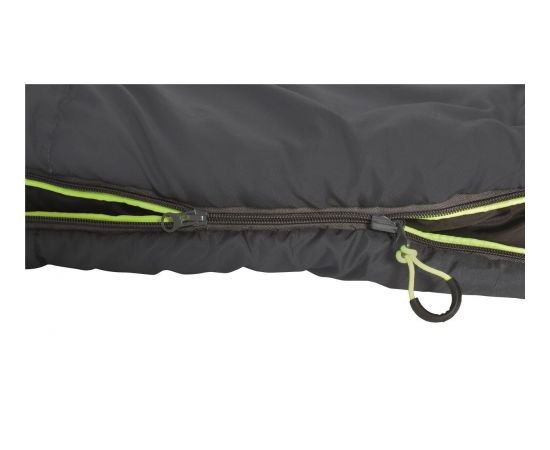 Outwell  Campion Lux Double, Sleeping Bag,  225 x 140 cm, 2 way open - auto lock, L-shape,  Dark Grey