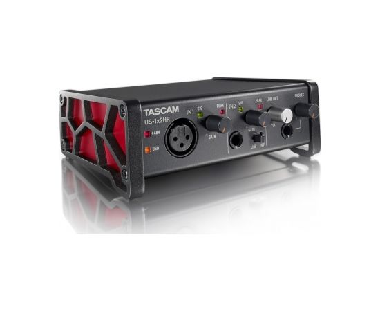 Tascam US-1x2HR - Interfejs audio USB wysokiej rozdzielczości (2 wejścia / 1 mic, 2 wyjścia)