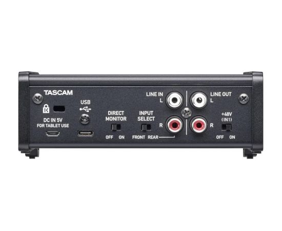 Tascam US-1x2HR - Interfejs audio USB wysokiej rozdzielczości (2 wejścia / 1 mic, 2 wyjścia)