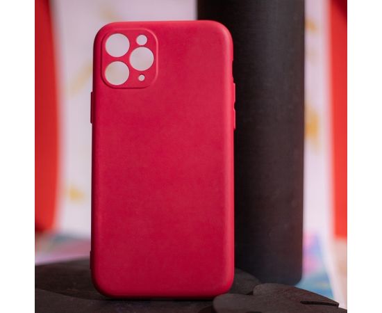 Fusion soft matte силиконовый чехол для Apple iPhone 14 фуксия цвет