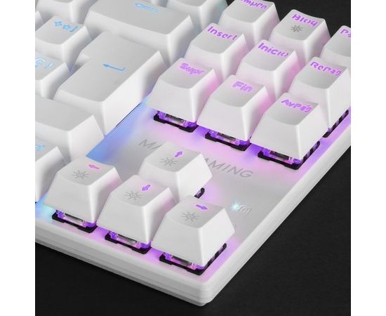 Mars Gaming  MK80 spēļu mehāniskā tastatūra RGB / Brown Switch / US