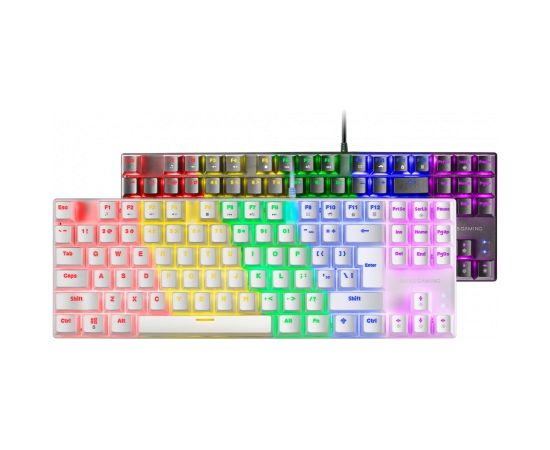 Mars Gaming  MK80 spēļu mehāniskā tastatūra RGB / Brown Switch / US