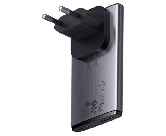 Baseus GaN5 Pro Flat USB-C Wall Charger 65W Adapter Plugs For EU, UK and US