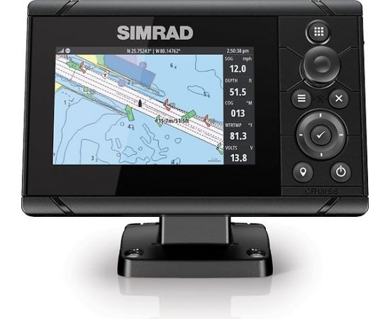 Simrad Cruise 5 karšu ploteris 83/200 ar transom sensoru