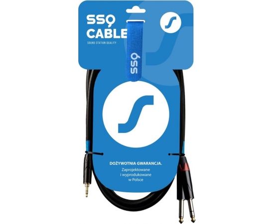 SSQ MIJM2 - Jack stereo 3,5mm - 2x jack mono 6,3mm