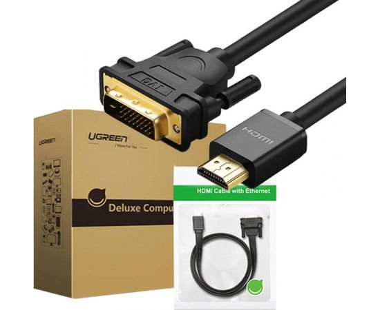 Cable HDMI to DVI UGREEN 11150, 1,5m (black)