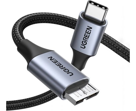 Cable USB-C to Micro USB UGREEN 15232, 1m (space gray)