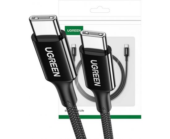 Ugreen US557 USB-C to USB-C cable, 100W, 5A (black)