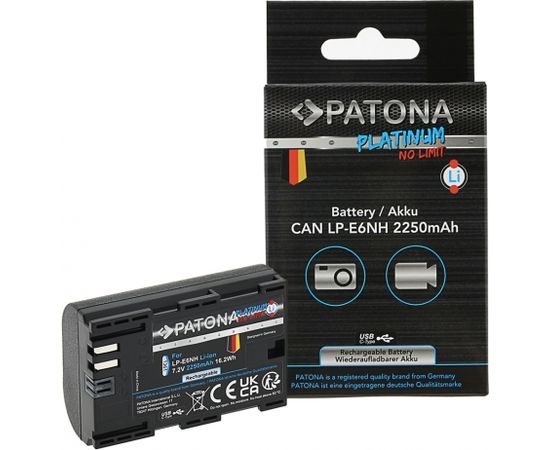 PATONA 1361 camera/camcorder battery Lithium-Ion (Li-Ion) 2250 mAh