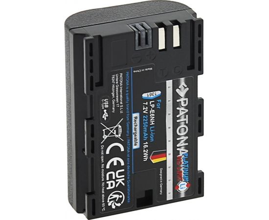 PATONA 1361 camera/camcorder battery Lithium-Ion (Li-Ion) 2250 mAh