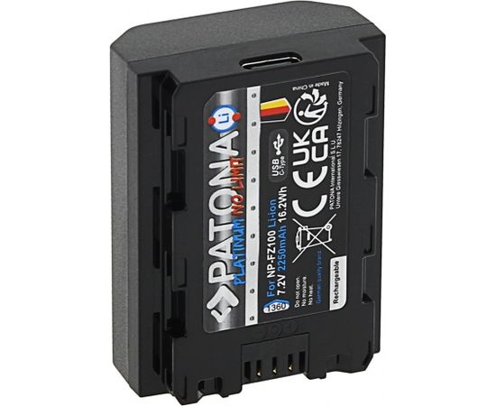 PATONA 1360 camera/camcorder battery Lithium-Ion (Li-Ion) 2250 mAh