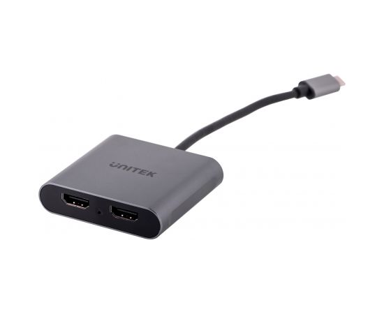 UNITEK ADAPTER USB-C TO 2X HDMI, 4K 60HZ MST