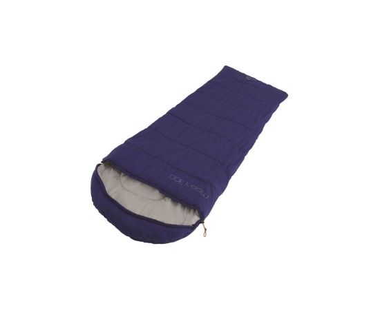 Easy Camp Camp Moon 300 "L", Sleeping Bag, 220 x 80 cm, 2 way open - auto lock, L-shape, Deep Blue