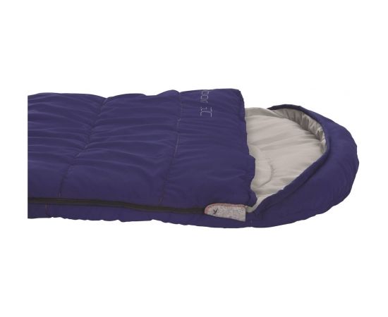 Easy Camp Camp Moon 300 "L", Sleeping Bag, 220 x 80 cm, 2 way open - auto lock, L-shape, Deep Blue