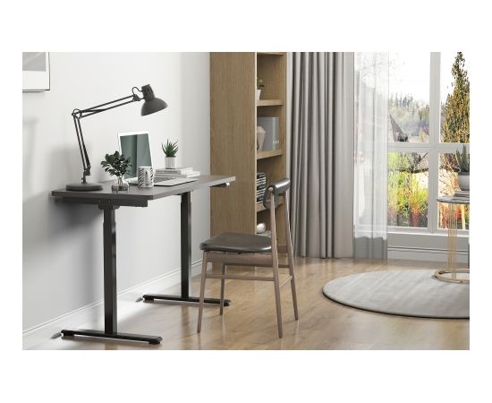 Digitus Desk frame,  71.5 - 121.5 cm, Maximum load weight 70 kg, Black